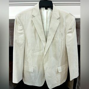 Haspel Seersucker Sport Coat Size 42 Short